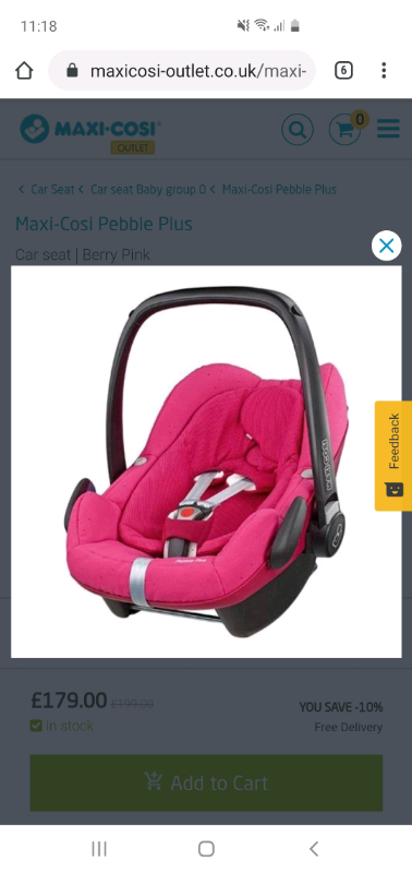 pebble plus 2 way fix base